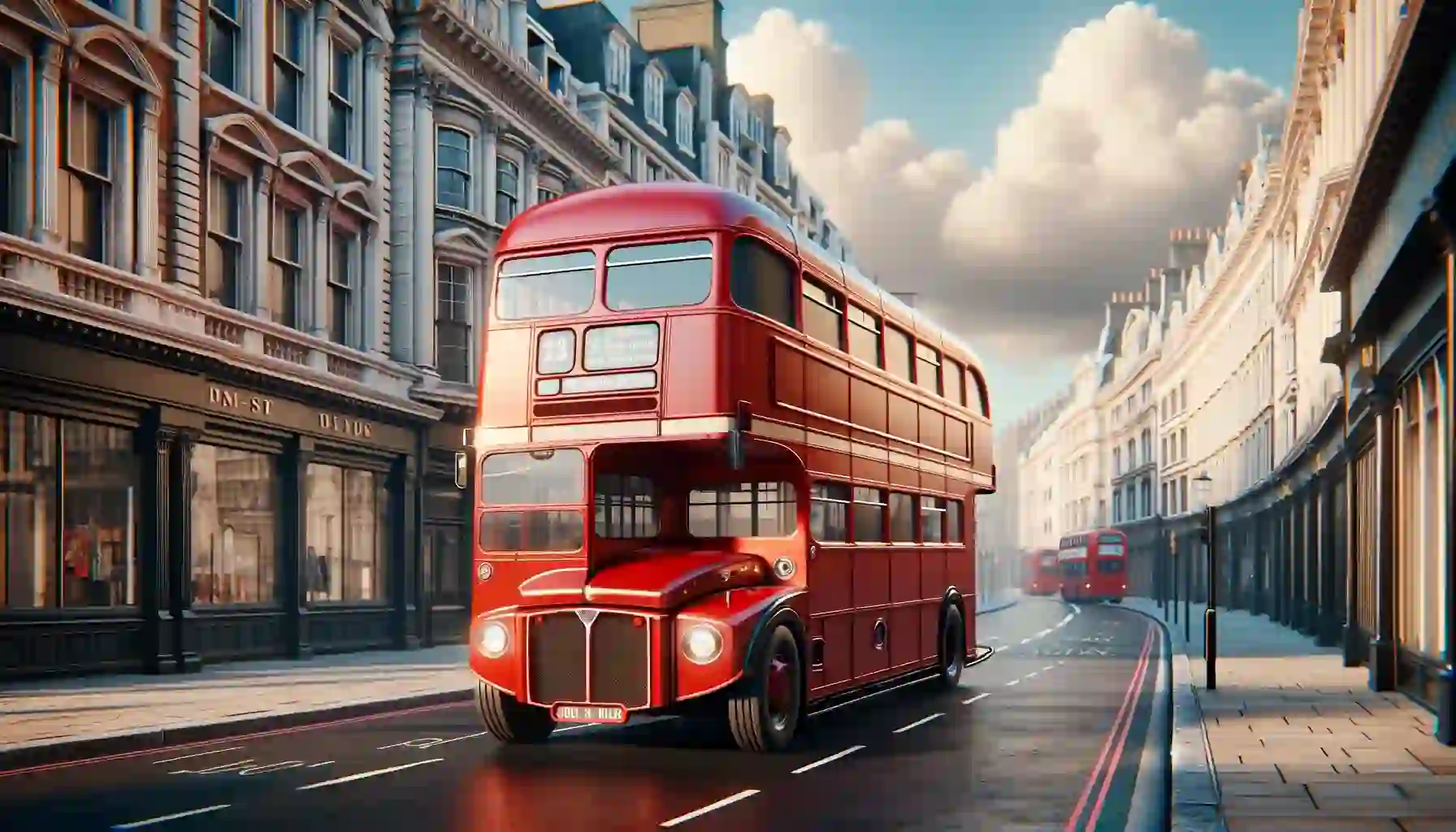 Anglický doubledecker bus