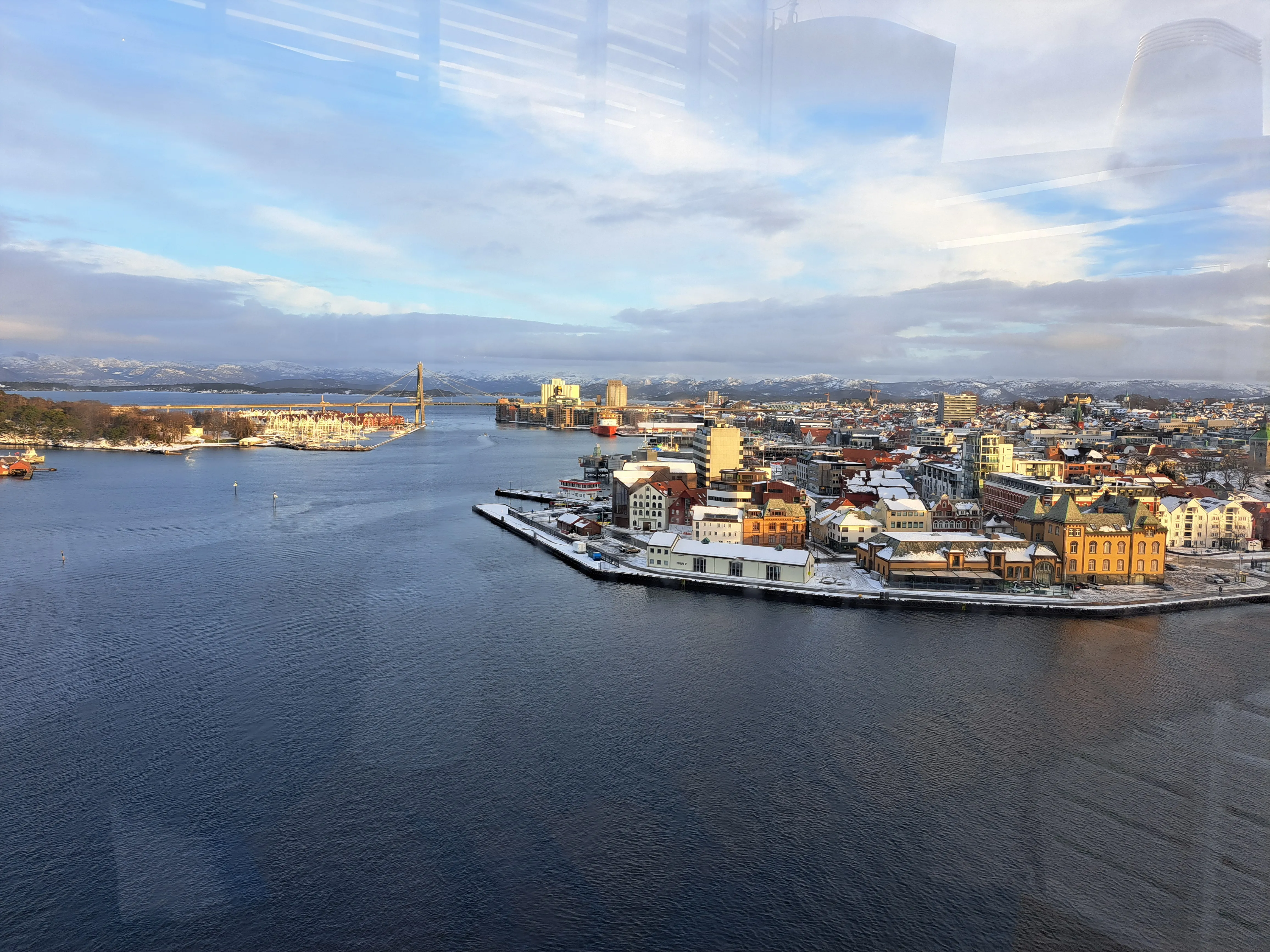 Pohľad z lode na Stavanger